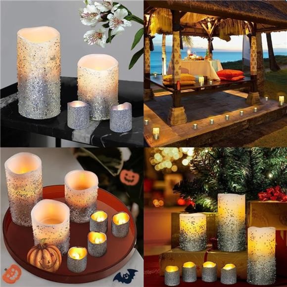 LED Flameless Candles with Remote – Battery-Operated Flameless Candles Bulk Set - Picture 6 of 6